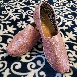 TOMS sparkle pink 7W